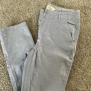 H&M Blue flare work pants